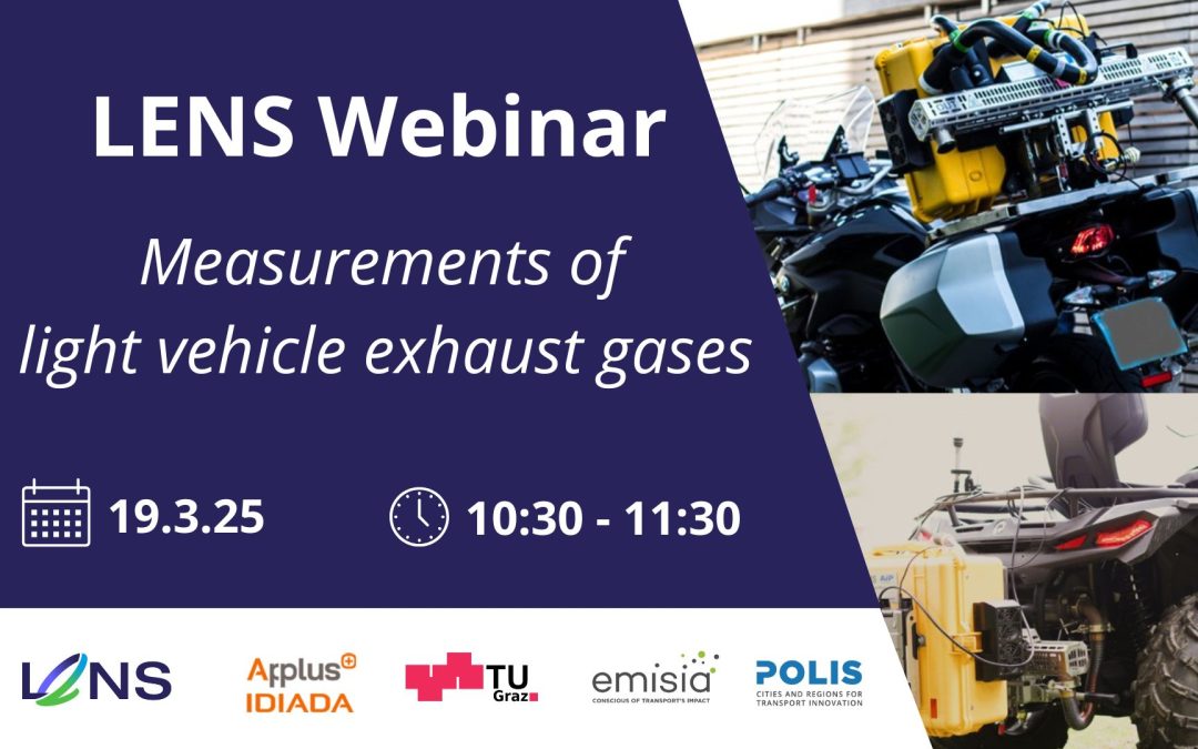 Webinar: Measurements of light vehicle exhaust gases